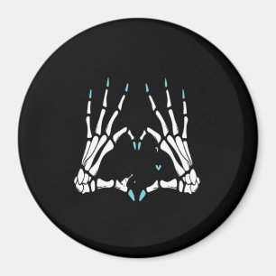 Skeleton Handklassisches Halloween Magnet