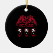 Skeleton Hands 31/10 Classic Keramik Ornament (Vorne)