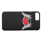 Skeleton Hands A Red Heart Classic Case-Mate iPhone Hülle (Rückseite (Horizontal))