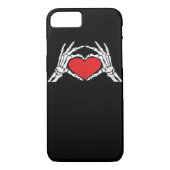 Skeleton Hands A Red Heart Classic Case-Mate iPhone Hülle (Rückseite)