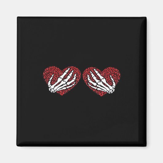 Skeleton Hands Classic Magnet (Vorne)