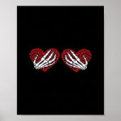 Skeleton Hands Classic Poster (Vorne)
