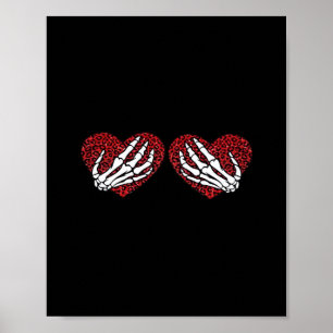 Skeleton Hands Classic Poster