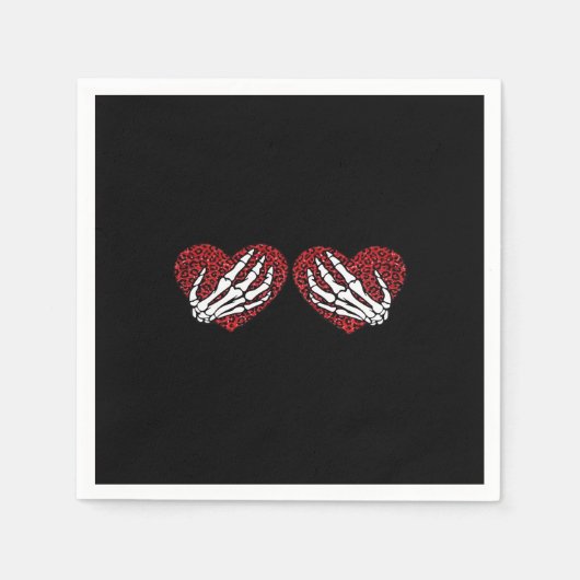 Skeleton Hands Classic Serviette (Vorderseite)