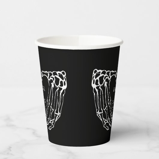 Skeleton Hands Fall Paare Dusche bis zum Tod Pappbecher (Links)