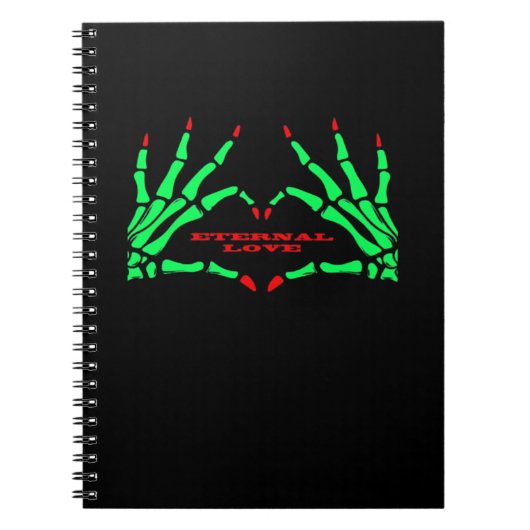 Skeleton Hands - Funny Halloween Notizblock (Vorderseite)