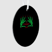 Skeleton Hands - Funny Halloween Ornament (Vorderseite)