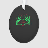 Skeleton Hands - Funny Halloween Ornament (Vorderseite)