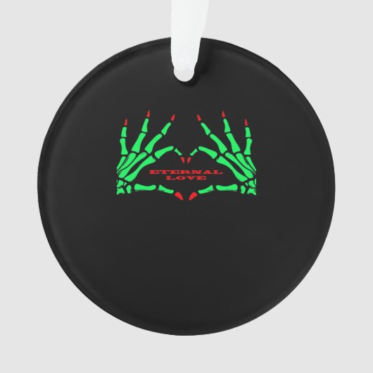 Skeleton Hands - Funny Halloween Ornament (Vorderseite)