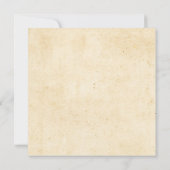 Skeleton Hands Gothic Wedding Einladung (Rückseite)