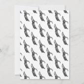 Skeleton Hands Halloween Geburtstagsparty Einladung (Rückseite)