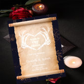 Skeleton Hands Halloween Save the Date