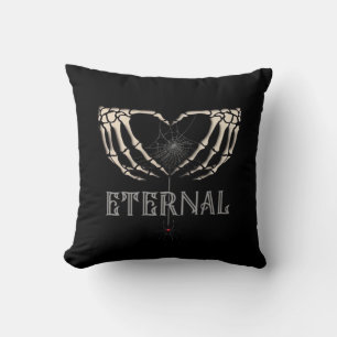 Skeleton Hands Heart Classic Kissen