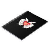 Skeleton Hands Heart Classic Notizblock (Linke Seite)