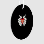 Skeleton Hands Heart Classic Ornament (Vorderseite)