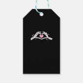 Skeleton Hands Heart Funny Geschenkanhänger (Vorderseite)