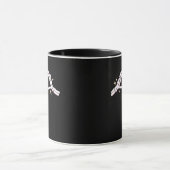 Skeleton Hands Heart Funny Tasse (Zentrum)