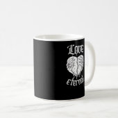Skeleton Hands Heart Gothic Classic Kaffeetasse (VorderseiteRechts)