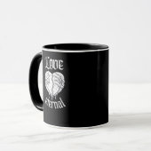 Skeleton Hands Heart Gothic Classic Tasse (Vorderseite Links)