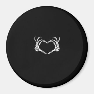 Skeleton Hands Heart Graphic Magnet