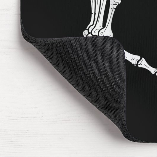 Skeleton Hands Heart Halloween Rock Costume Men Wo Mousepad (Ecke)