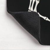 Skeleton Hands Heart Sign Halloween Mousepad (Ecke)