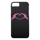 Skeleton Hands Heart Sign Retro Halloween Case-Mate iPhone Hülle (Rückseite)