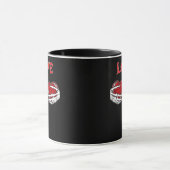 Skeleton Hands Herz Funny Design Tasse (Zentrum)