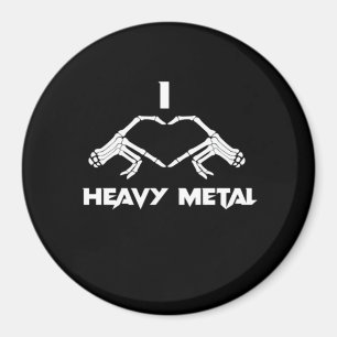Skeleton Hands Herz - Funny Halloween Magnet