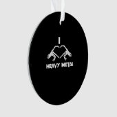 Skeleton Hands Herz - Funny Halloween Ornament (Vorderseite)