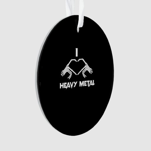 Skeleton Hands Herz - Funny Halloween Ornament (Vorderseite)