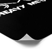 Skeleton Hands Herz - Funny Halloween Poster (Ecke)