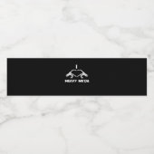 Skeleton Hands Herz - Funny Halloween Wasserflaschenetikett (Einzelnes Label)