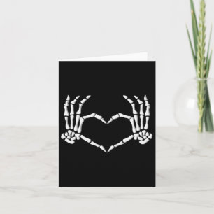 Skeleton Hands Herz Halloween Kostüme Männer Fraue Karte