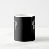 Skeleton Hands Herz Niedlich Kaffeetasse (Mittel)