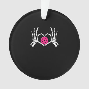 Skeleton Hands Herz Signieren Funny Pickle Valenti Ornament