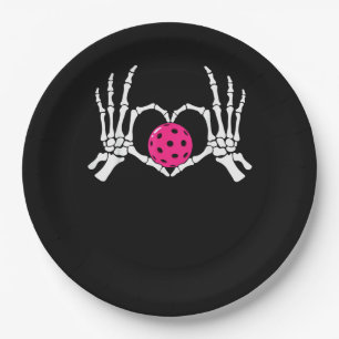 Skeleton Hands Herz Signieren Funny Pickle Valenti Pappteller