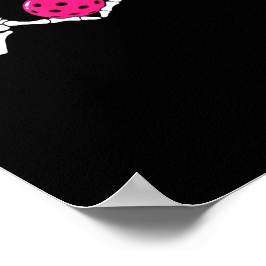 Skeleton Hands Herz Signieren Funny Pickle Valenti Poster (Ecke)