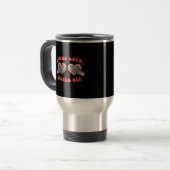 Skeleton Hands Herzdesign Classic Reisebecher (Vorderseite Links)