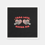 Skeleton Hands Herzdesign Classic Serviette (Vorderseite)