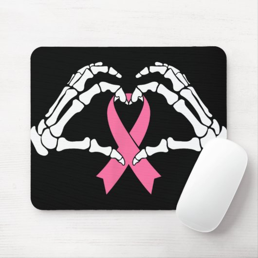 Skeleton Hands Holding Ribbon Halloween Kostüm Ha Mousepad (Mit Mouse)
