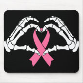 Skeleton Hands Holding Ribbon Halloween Kostüm Ha Mousepad (Vorne)