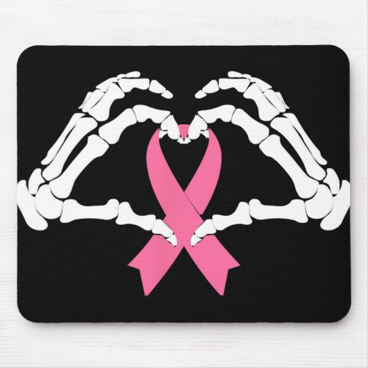 Skeleton Hands Holding Ribbon Halloween Kostüm Ha Mousepad (Vorne)