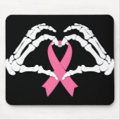 Skeleton Hands Holding Ribbon Halloween Kostüm Ha Mousepad (Vorne)