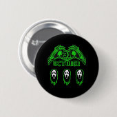 Skeleton Hands Klassisches Design Button (Vorne & Hinten)