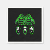 Skeleton Hands Klassisches Design Serviette (Vorderseite)