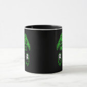 Skeleton Hands Klassisches Design Tasse (Zentrum)