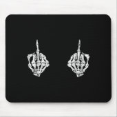 Skeleton Hands On S Funny Soky Halloween Costume  Mousepad (Vorne)