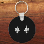 Skeleton Hands On S Funny Soky Halloween Costume  Schlüsselanhänger (Vorderseite)