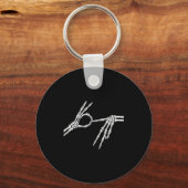 Skeleton Hands Six Seven 6 7 Halloween Costume Men Schlüsselanhänger (Vorderseite)